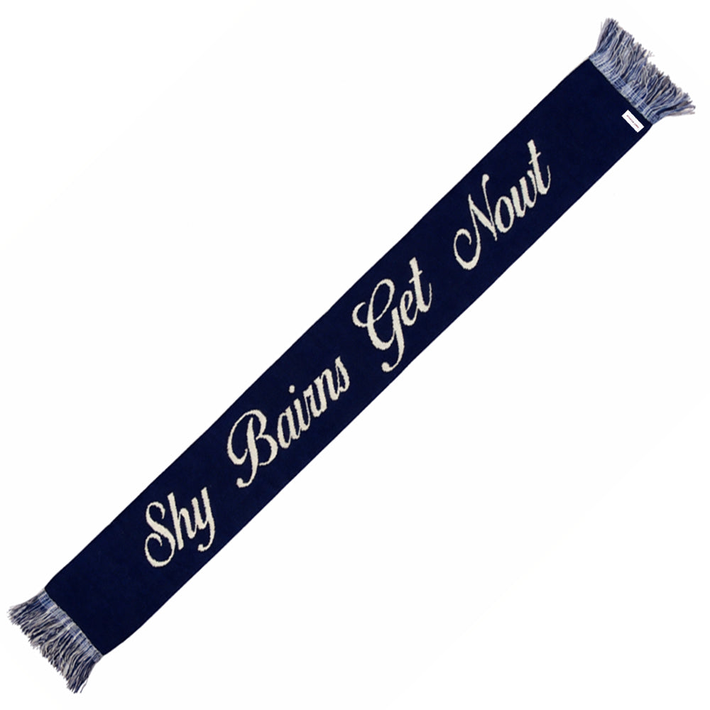 B.) ‘Shy Bairns Get Nowt’ Scarf